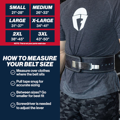 Powerlifting Lever Belt | Small (21"-28")