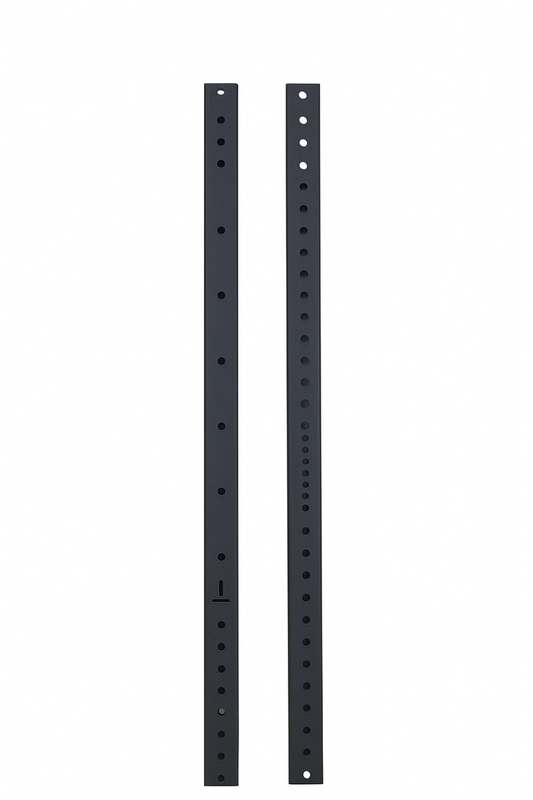 Scratch and Dent, X-3 Flat Foot Series Black Uprights | 2 Pack