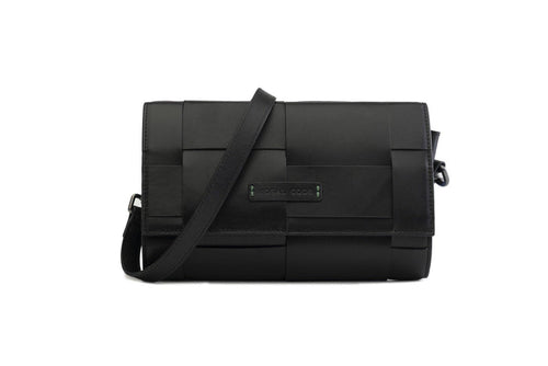 Moral Code Seda Crossbody Bag -Black- #color_black