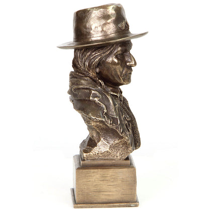 Sitting Bull Bust Statue