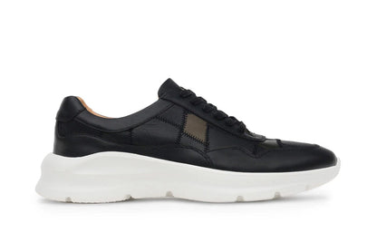 Moral Code Slate Men's Upcycled Trainer - #color_black-multi