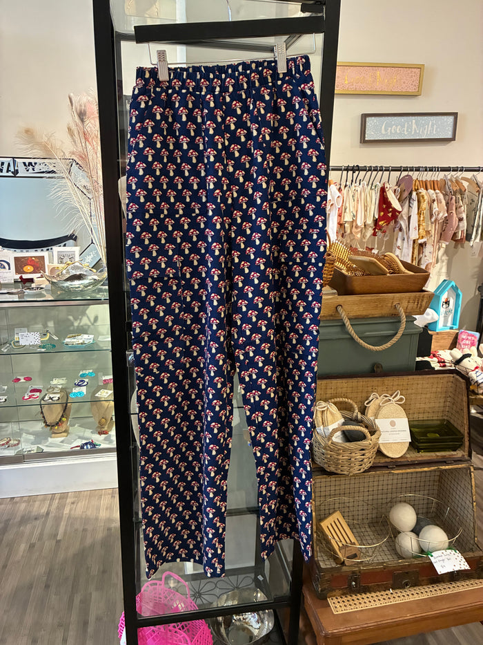 SM Wardrobe blue mushroom cargo pants