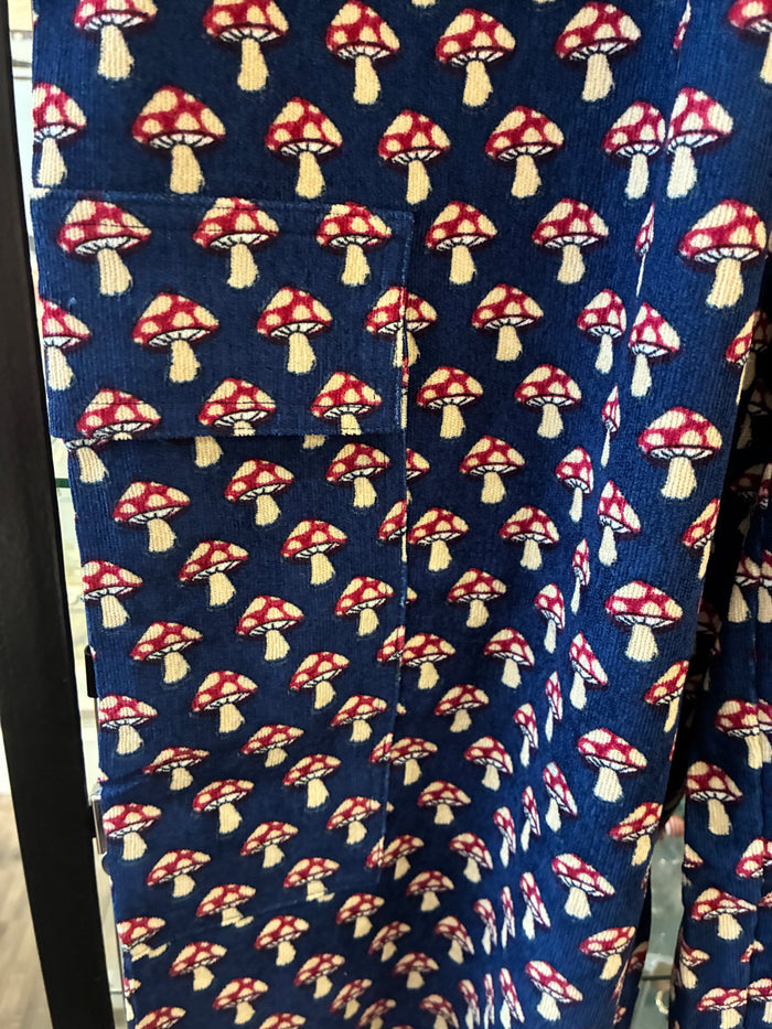 SM Wardrobe blue mushroom cargo pants