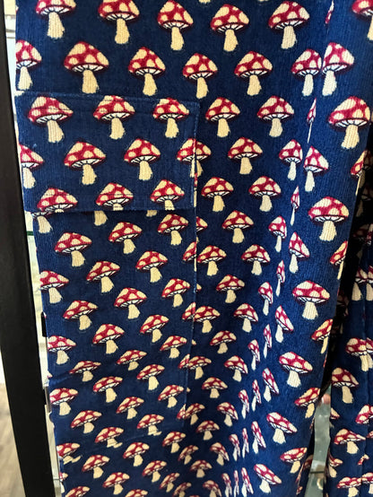 SM Wardrobe blue mushroom cargo pants