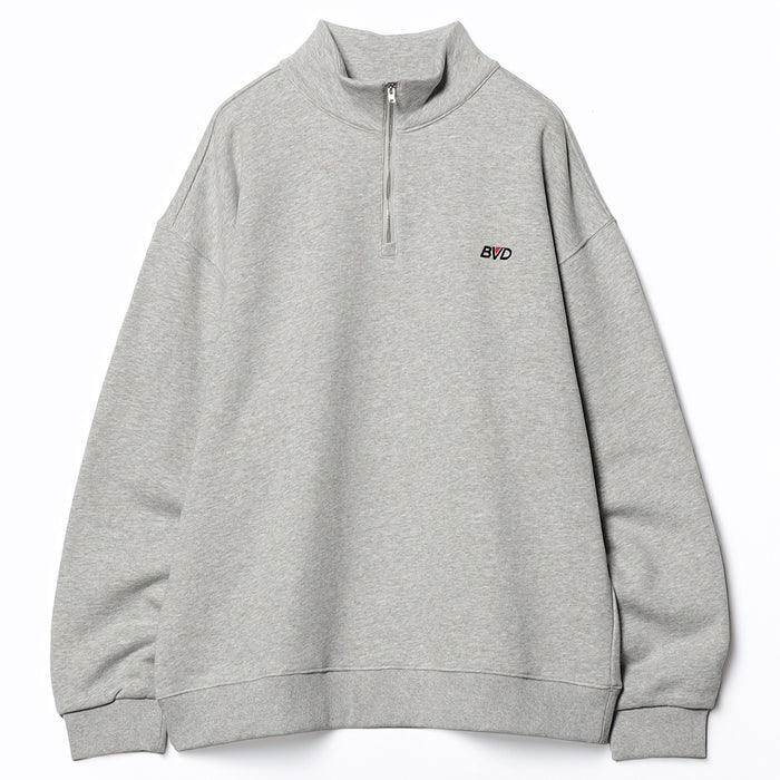 SMALL LOGO HALF ZIP SWEAT