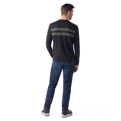 SMARTWOOL MENS SPARWOOD STRIPE CREW SWEATER