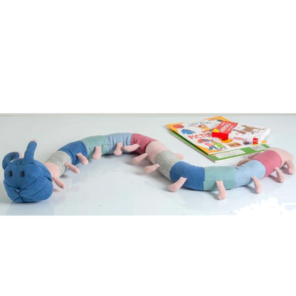 Snake Knitted Multicolor Stuffed/Plush/Soft Toy | 100% Premium Cotton - Mojopanda Organic  Store