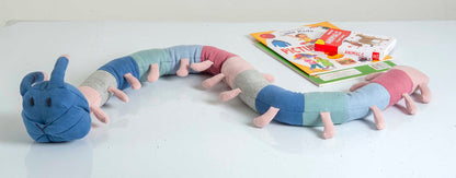 Snake Knitted Multicolor Stuffed/Plush/Soft Toy | 100% Premium Cotton - Mojopanda Organic  Store