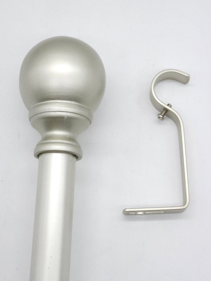 Sphere 1" Adjustable Curtain Rod - Wichita Home Outlet