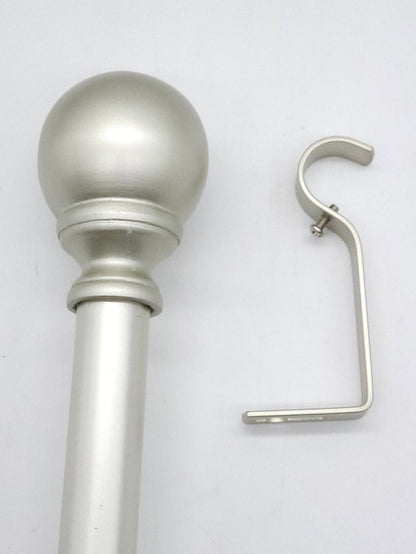 Sphere 1" Adjustable Curtain Rod - Wichita Home Outlet