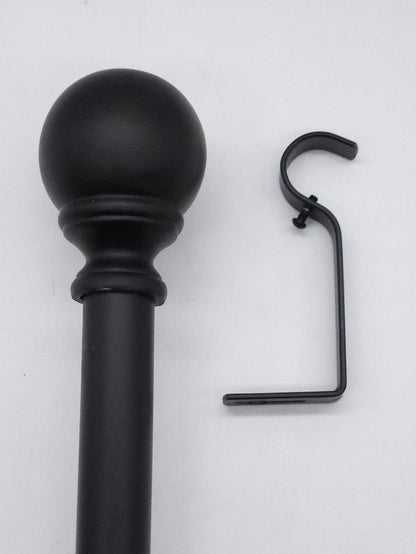 Sphere 1" Adjustable Curtain Rod - Wichita Home Outlet