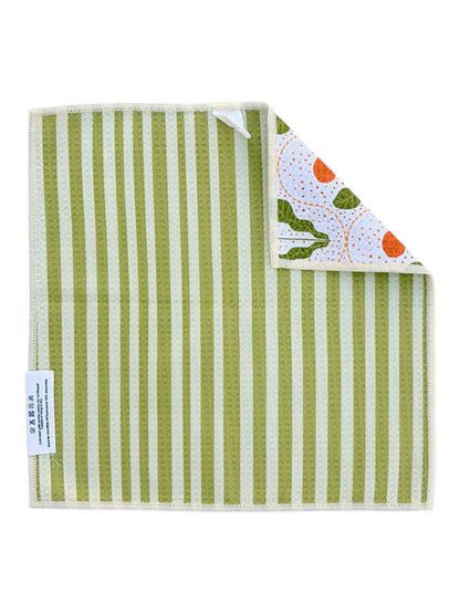 Sprout and Stripe: Reversible Washcloth