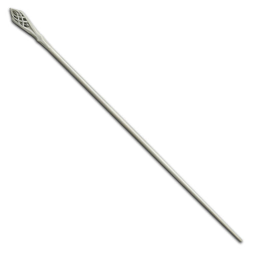 Staff Of Gandalf The White has hand painted wood shaft and is crafted from the mold of the actual filming prop