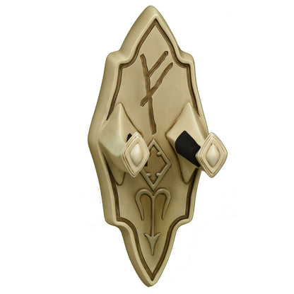 Staff of Gandalf The White is crafted from the mold of the actual filming prop and includes Elven style wall display mount