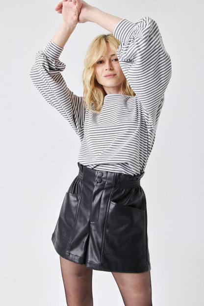 Stella Long Sleeve Top (Grey)