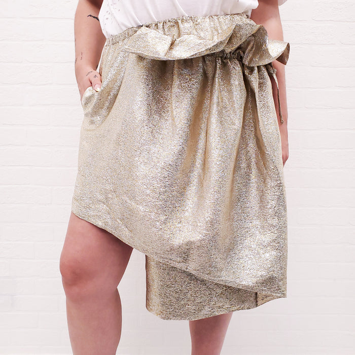 STELLA MCARTNEY GOLD SKIRT - SIZE 38