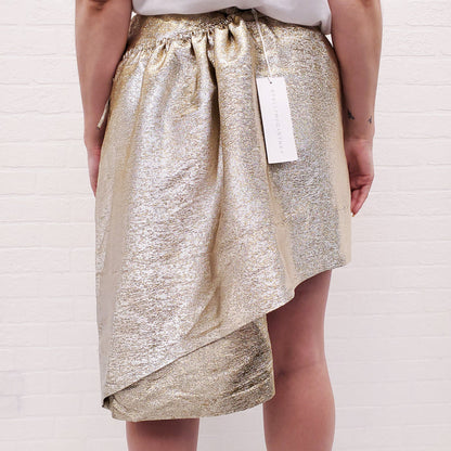 STELLA MCARTNEY GOLD SKIRT - SIZE 38