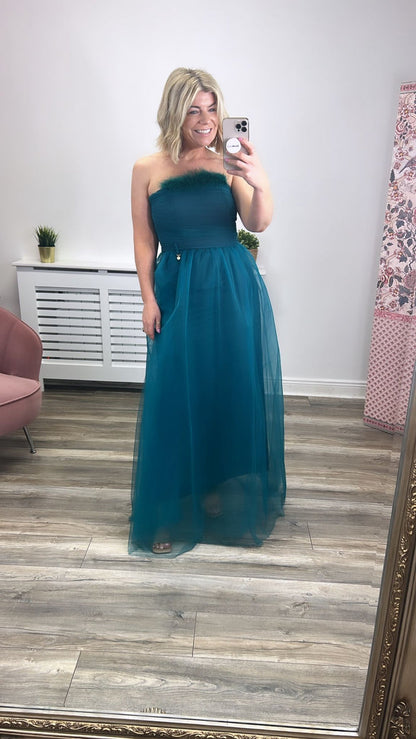 Stellar Midi Dress (Teal)