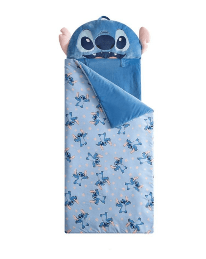 Stitch Kids' Glow in the Dark Sleeping Bag Blue - Wichita Home Outlet