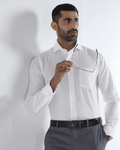 Super White Stripe Shirt - Haven