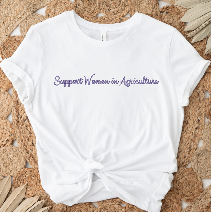 Support Women In Ag Ribbon- Bella Canvas T-Shirt