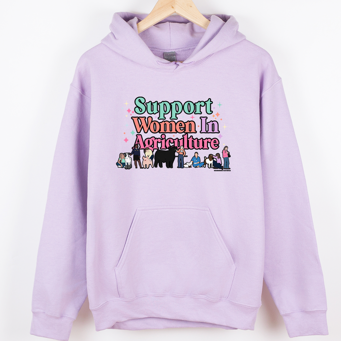 Support Women In Agriculture Illustration– Hoodie