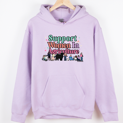 Support Women In Agriculture Illustration– Hoodie