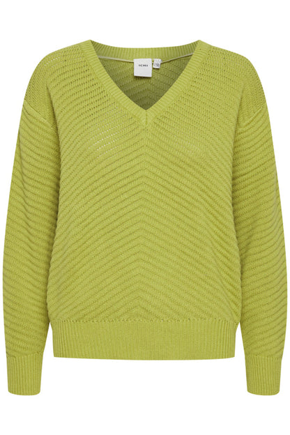 Talisha V-Neck Jumper (Green)