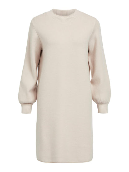 TAMMY KNIT DRESS (IVORY/SILVER GREY)
