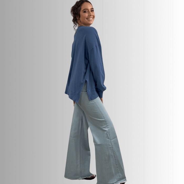 Tessa Lightweight Sweatshirt - Comfortable French Terry Style - RFE Marketing Ventures