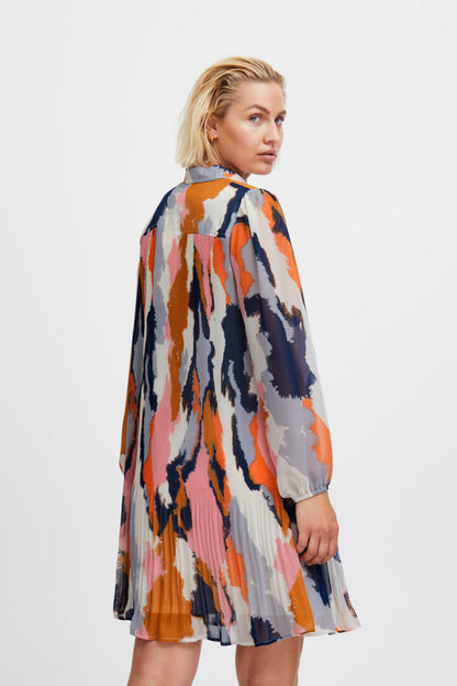 THE RILLY PLEATED DRESS (HEATHER ROSE)
