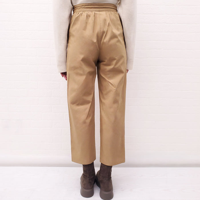 THE ROW COTTON 'BONETTE' WIDE LEG PANTS - SIZE 0