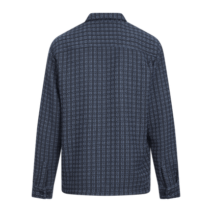 Urban Pioneers Male Theon Overshirt SHIRT BLACK / BLUE