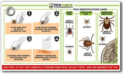 TickCheck Tick Remover Spoon 3 Pack