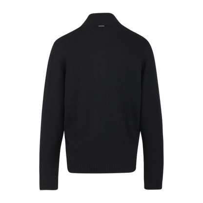 Urban Pioneers Male Tommi Half-zip SWEATER BLACK