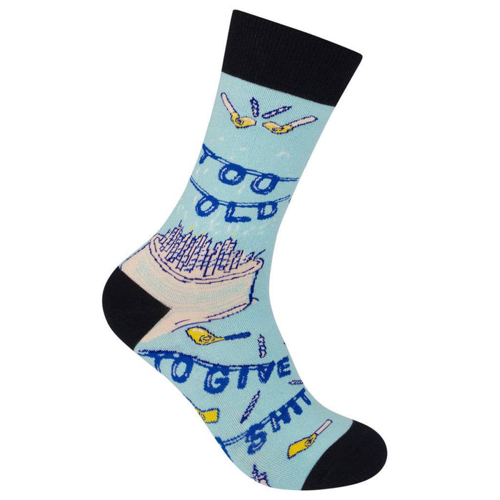 Too Old To Give A Shit Socks - Closeout | Funatic - Wichita Home Outlet