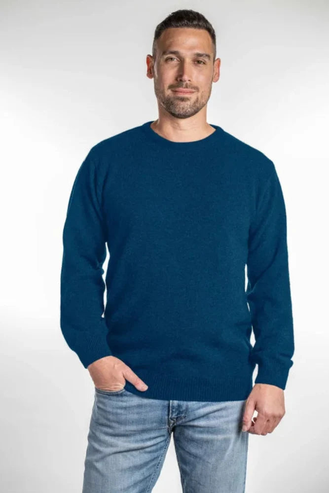 Possum and Merino  TR8004 Crew Neck Jumper - A classic unisex crew neck jumper.   3XL incurs an additional cost  Made proudly in New Zealand from a premium blend of 25% possum fur, 65% merino & 10% silk.