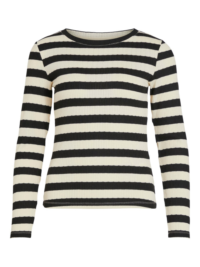 Trippa Stripe Top (Black)