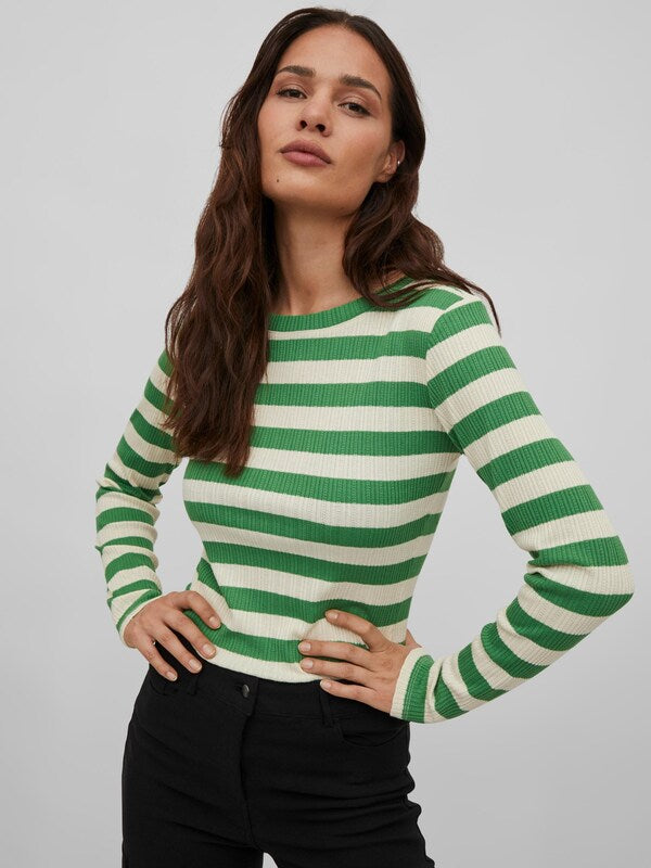 Trippa Stripe Top (Kelly Green)