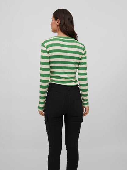 Trippa Stripe Top (Kelly Green)