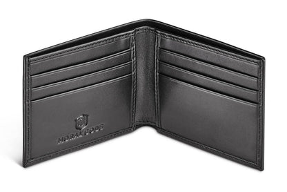 Moral Code Turner Slim Billfold Wallet -  #color_black-leather