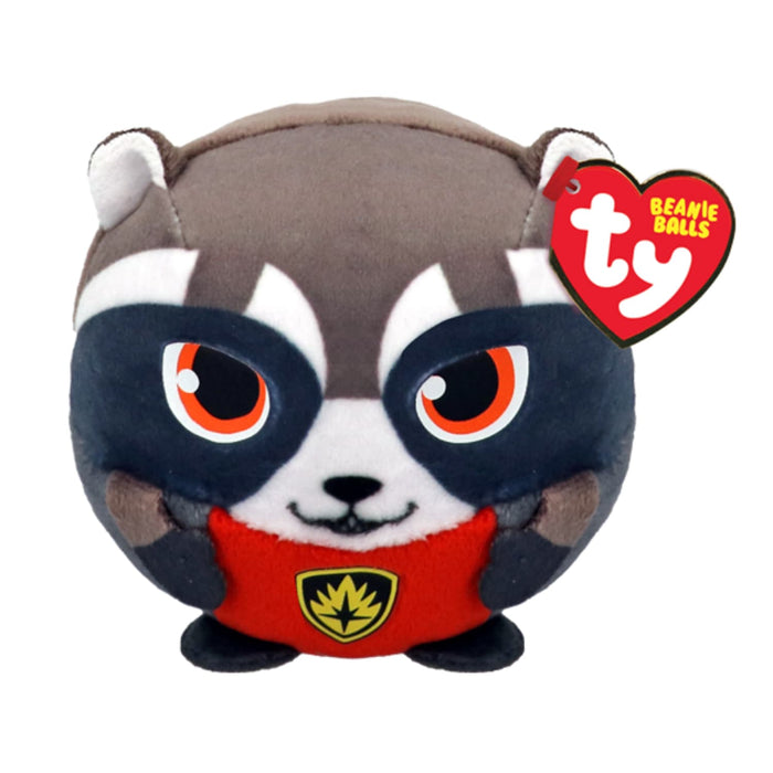 Ty Beanie Ball Marvel Rocket soft toy