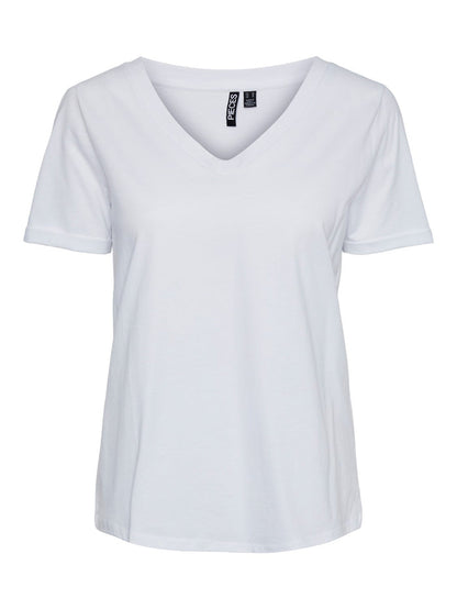 Vaya V-Neck T-Shirt (Bright White)