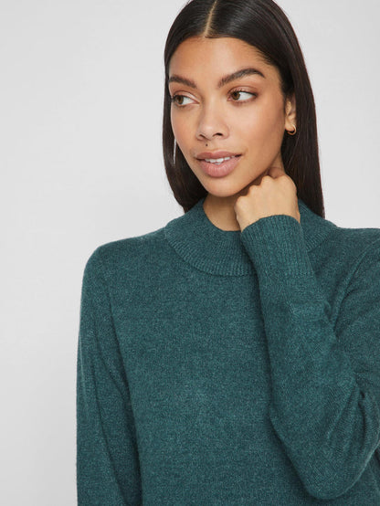 VERONICA CREW NECK MIDI DRESS (PONDEROSA PINE/DARK)