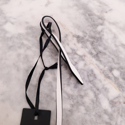 VERSACE WHITE STARFISH BAG CHARM
