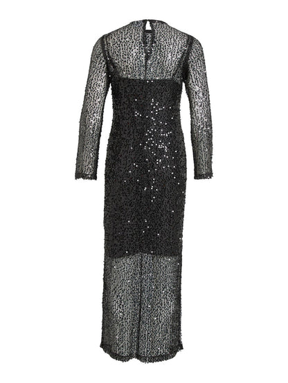 VIDANCE SEQUIN MAXI DRESS (BLACK)