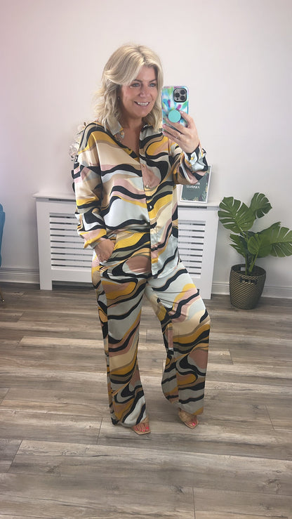 Viflowy Print Trouser (Multi)