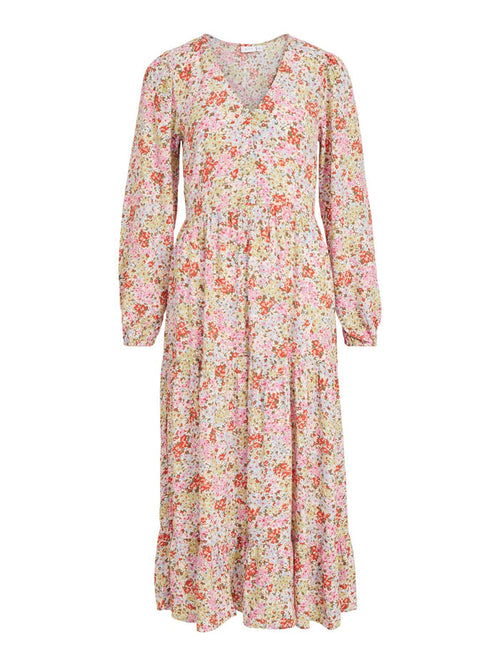 Vikikki V-Neck Midi Dress (Multi)
