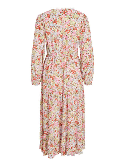 Vikikki V-Neck Midi Dress (Multi)
