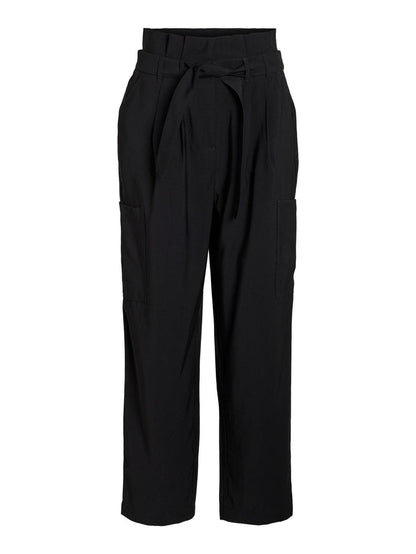 VILLO WIDE LEG PANTS (BLACK)